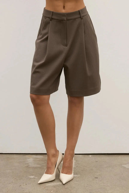 Mika Short in Mink Bayse Brand