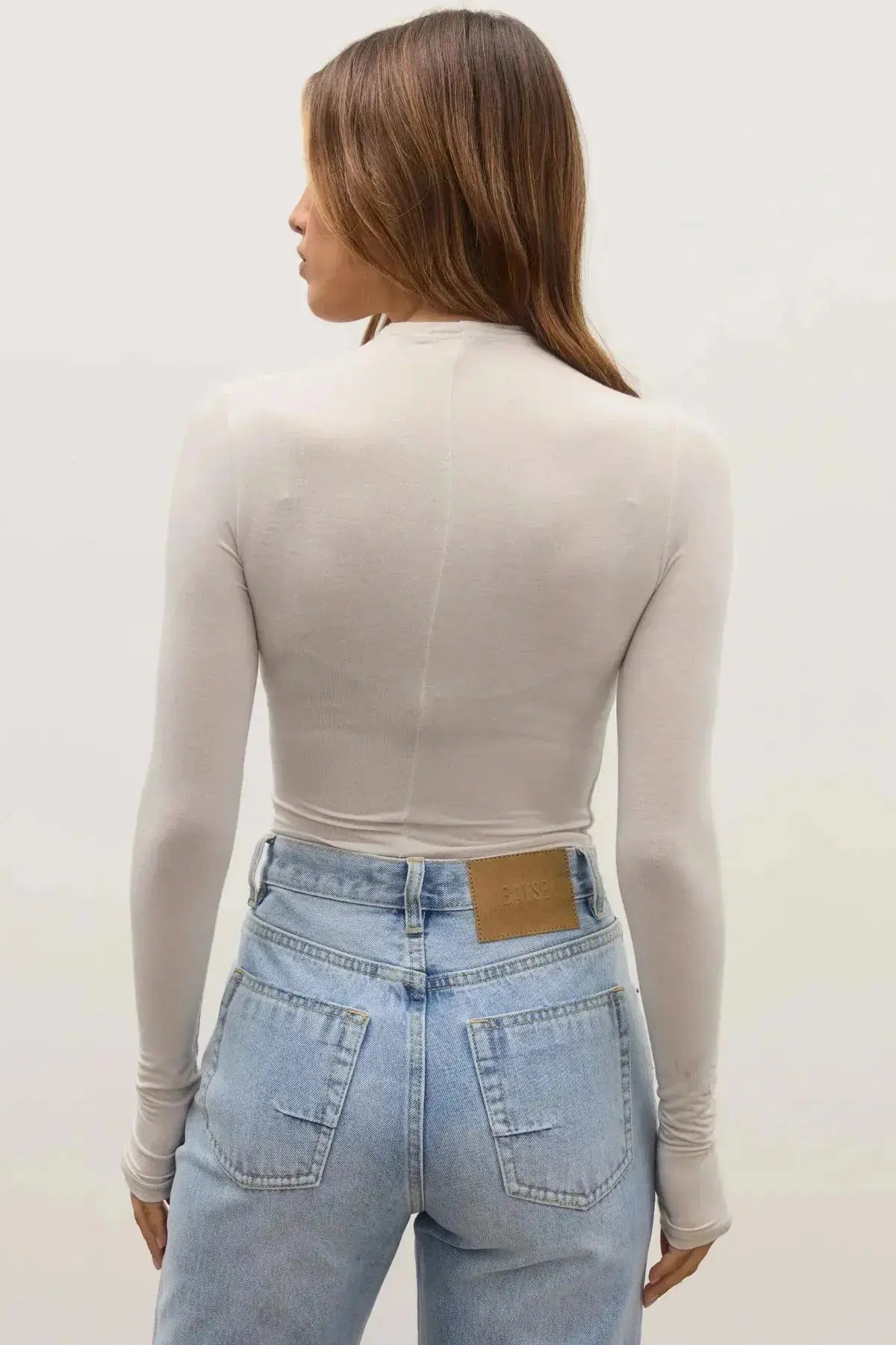 Amrita Bodysuit in Baby Bayse Brand