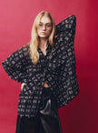 Knox Shirt in Black Blanca