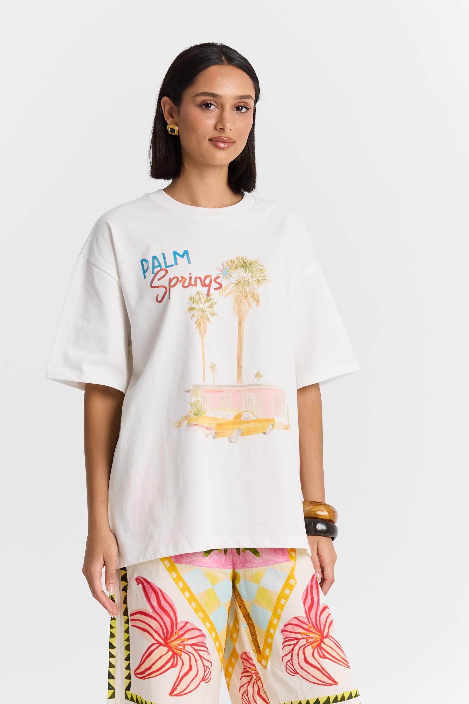 Palm Springs Oversized Tee Maku