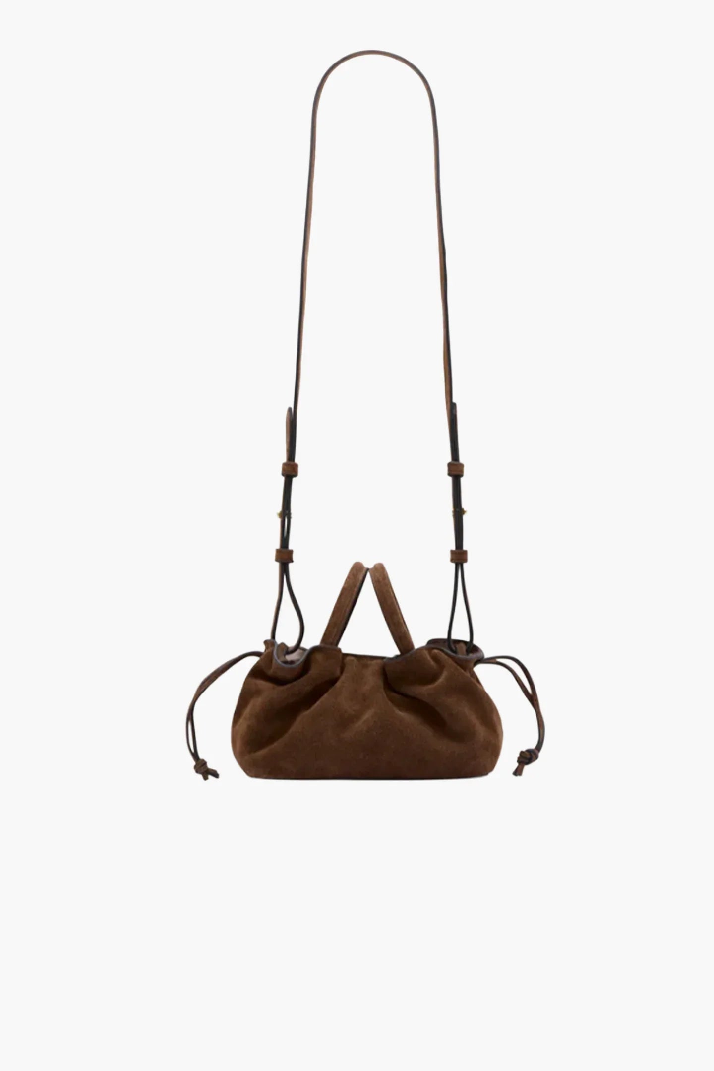 Brown Suede Mila Mini Tote Rylan