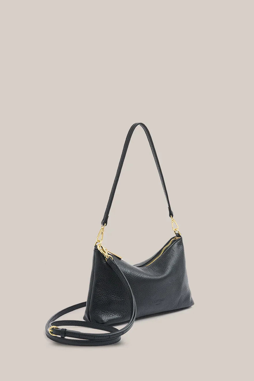 Ashley Black Leather Crossbody Bag Vestirsi
