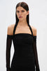 Sonnet Mesh Dress in Black Misha