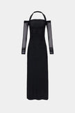 Sonnet Mesh Dress in Black Misha
