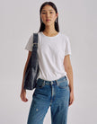 Anya Tote in Charcoal Patchwork Brie Leon