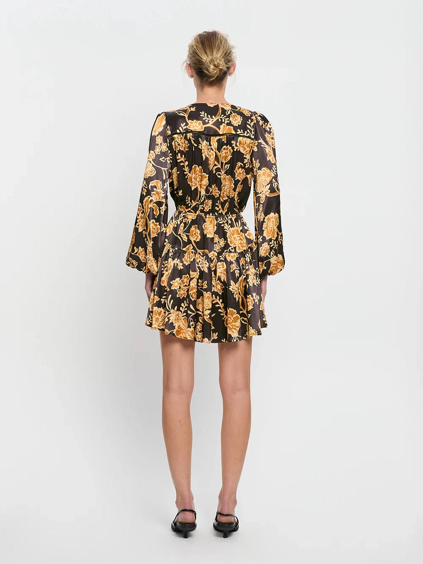 Kaia Tie Front Mini Dress Kivari