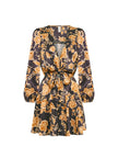 Kaia Tie Front Mini Dress Kivari
