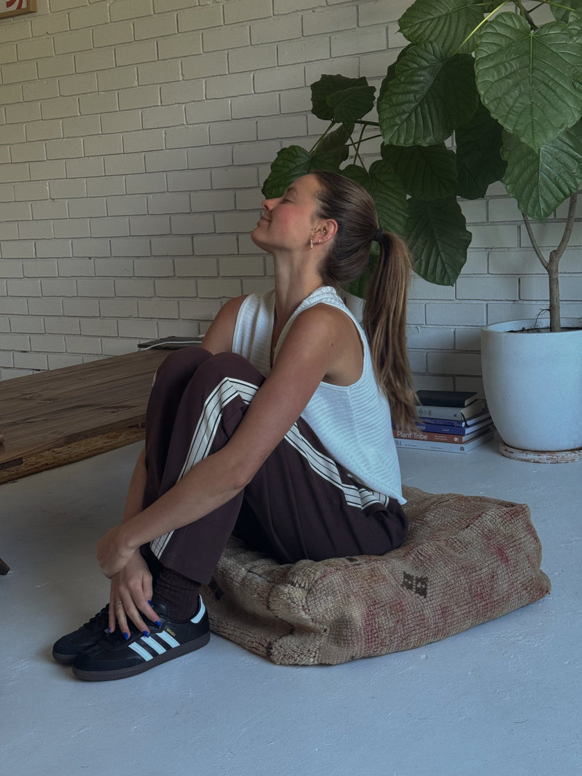 Panarea Trackpant in Brown Jasmine Alexa