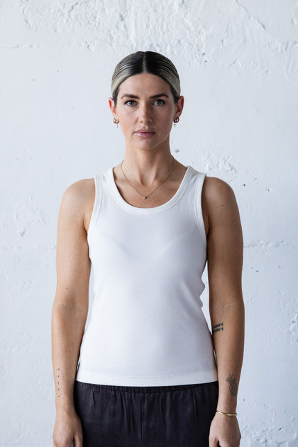 Louis Tank in White